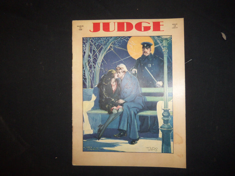 1929 MARCH 30 JUDGE MAGAZINE - DR. SEUSS ILLUSTRATION - ST 266J