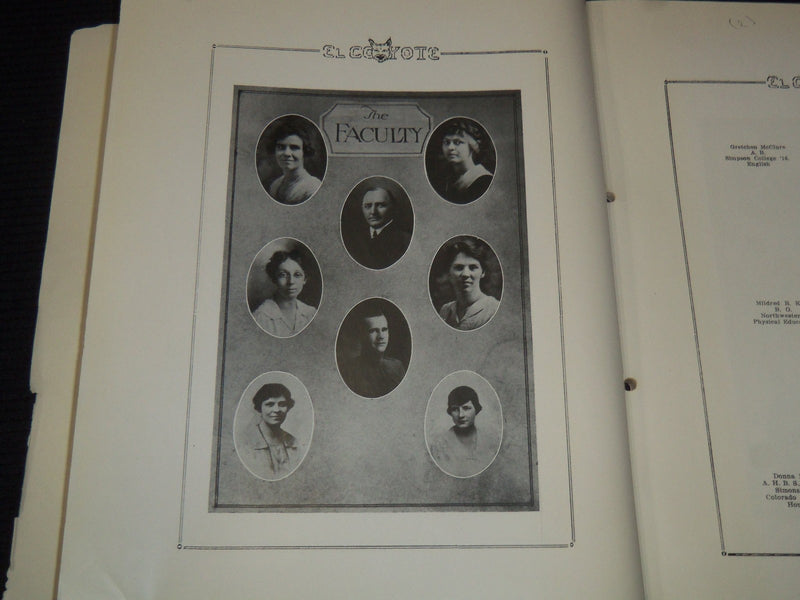 1920 EL COYOTE YEARBOOKS ROSWELL HIGH SCHOOL - NEW MEXICO - K 3388