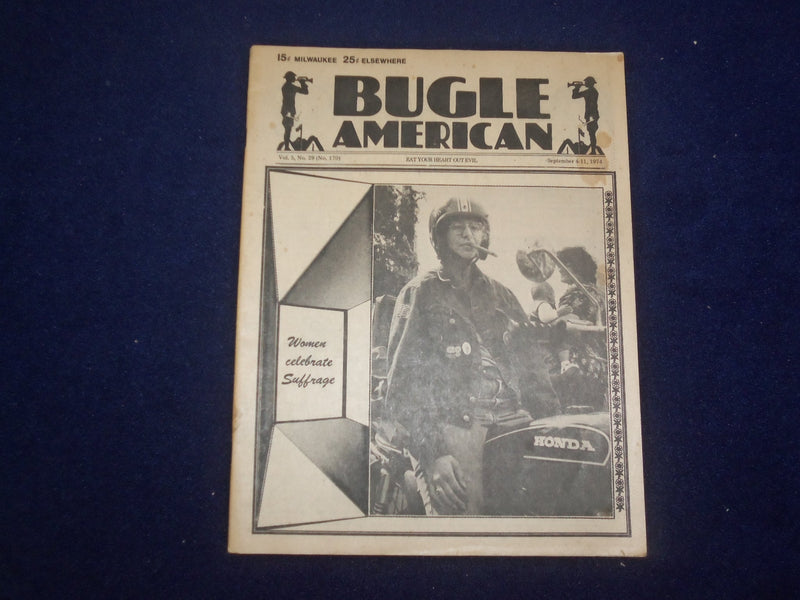 1974 SEP 4-11 BUGLE AMERICAN MAGAZINE - EAT YOUR HEART OUT EVIL - J 9421