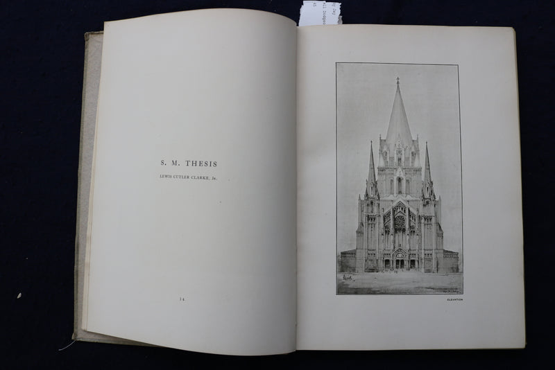 1905 M.I.T. ARCHITECTURAL ANNUAL HARDCOVER BOOK - K 1302