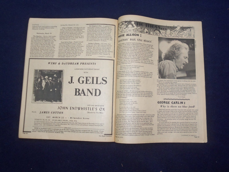 1976 MARCH 12 BUGLE AMERICAN MAGAZINE - WOMEN & MUSIC - J 9445
