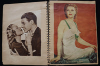 1930'S MOVIE STARS SCRAPBOOK - ANN SHERIDAN - SONJA HENIE - E 24957