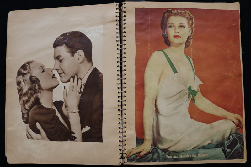 1930'S MOVIE STARS SCRAPBOOK - ANN SHERIDAN - SONJA HENIE - E 24957