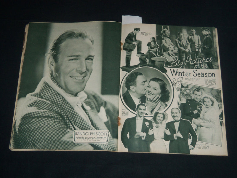 1937 PICTURE SHOW MAGAZINE - CHRISTMAS SPECIAL - DEANNA DURBIN - J 4191