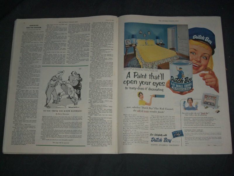 1954 AUGUST 21 THE SATURDAY EVENING POST MAGAZINE-NORMAN ROCKWELL COVER-SP 2480G