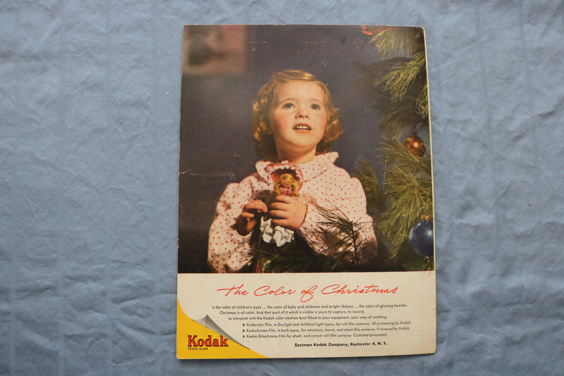 1951 JANUARY U.S. CAMERA MAGAZINE - HAPPY NEW YEAR COVER - SP 1194V