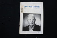 1961 APRIL MISSILES & SPACE MAGAZINE - DAN A. KIMBALL COVER - E 10505