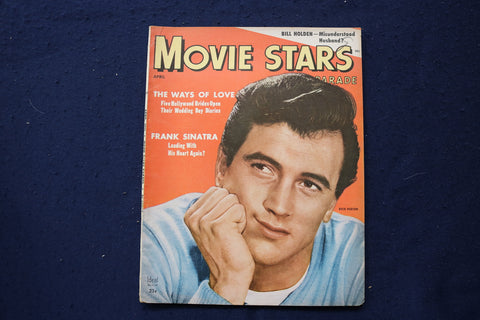 1955 APRIL MOVIE STARS PARADE MAGAZINE - ROCK HUDSON COVER - E 18067