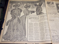 1907 MARCH 10 THE BOSTON HERALD - THOUSANDS AT AUTO SHOW'S FIRST NIGHT - BH 387