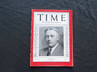 1936 MAY 4 TIME MAGAZINE - TORKILD RIEBER - T 514
