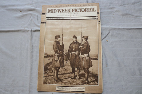 1919 FEB 13 MID-WEEK PICTORIAL MAGAZINE SECTION - PEACE CONFERENCE - NP 9250
