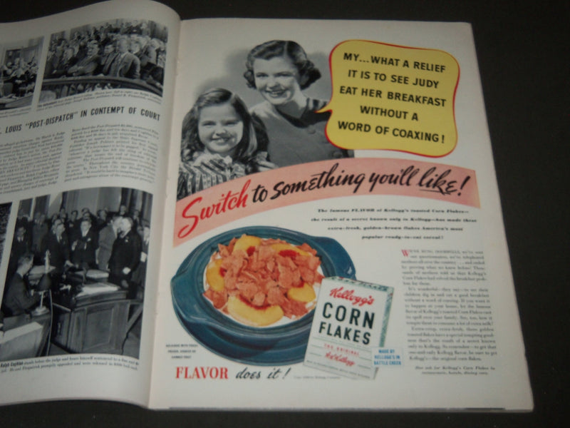 1940 APRIL 15 LIFE MAGAZINE - GOVERNMENT AND YOUTH COVER - L 178