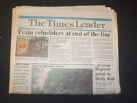 1991 AUG 14 WILKES-BARRE TIMES LEADER - MORRISON KNUDSEN END OF LINE - NP 7526