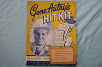 1946 GENE AUTRY'S HIT KIT SOFTCOVER BOOK - K 3382