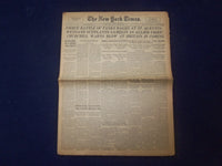 1940 MAY 20 NEW YORK TIMES - CHURCHILL WARNS BLOW AT BRITAIN IS COMING - NP 6493