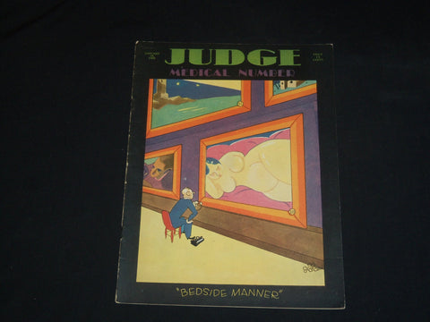 1930 JANUARY 18 JUDGE MAGAZINE - BEDSIDE MANNER - ST 5615