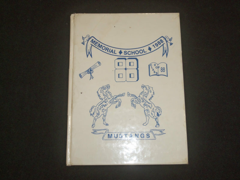 1988 MEMORIAL SCHOOL YEARBOOK - UNION BEACH, NEW JERSEY - YB 2217