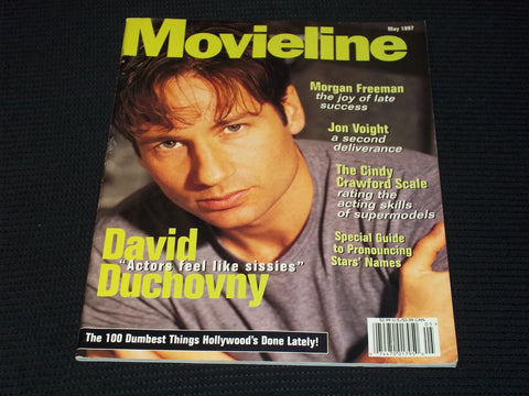 1997 MAY MOVIELINE MAGAZINE - DAVID DUCHOVNY FRONT COVER - E 17095