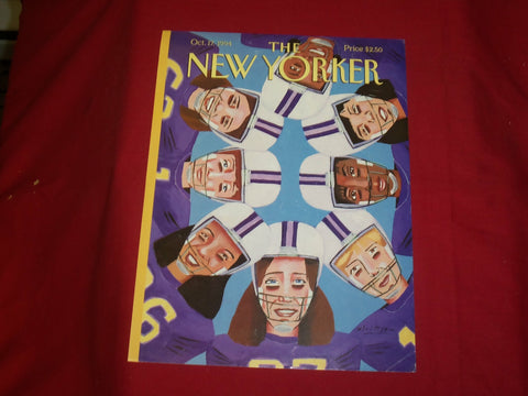 1994 OCTOBER 17 NEW YORKER MAGAZINE FRONT COVER ONLY - GREAT ART FOR FRAMING