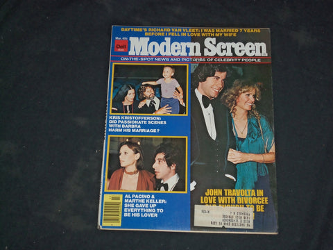 1977 MARCH MODERN SCREEN MAGAZINE - JOHN TRAVOLTA COVER - CW 673