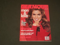 1992 FEBRUARY GLAMOUR MAGAZINE - CINDY CRAWFORD COVER - B 2980