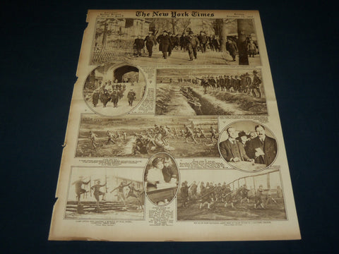 1917 NOVEMBER 11 NEW YORK TIMES PICTURE SECTION - WILSON AT PRINCETON - NT 9375