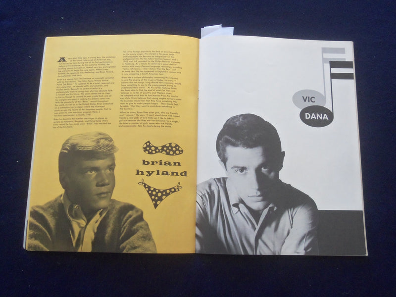 1960'S GENE PITNEY SHOWER OF STARS PROGRAM - J 8380