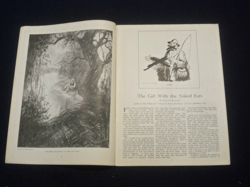 1921 AUGUST 20 JUDGE MAGAZINE - WHEN A MAN'S IN LOVE - ILLUS. & STORIES- ST 6882