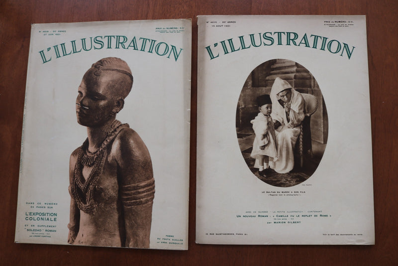 1927-1931 L'ILUSTRATION FRENCH MAGAZINE LOT OF 35 ISSUES - O 3508