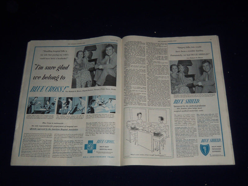 1955 AUGUST 27 THE SATURDAY EVENING POST MAGAZINE - ILLUSTRATED COVER - SP 5613