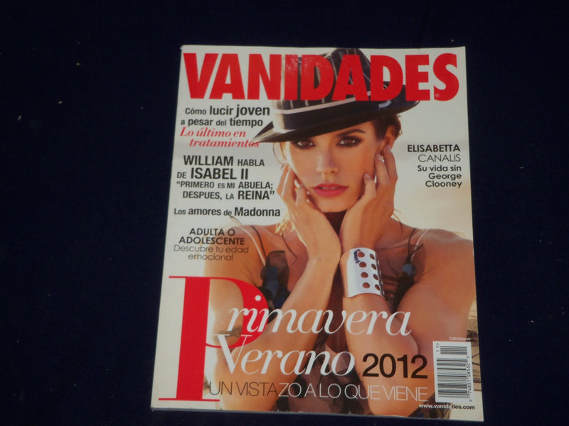 2011 NOVEMBER VANIDADES MAGAZINE - ELISABETTA CANALIS COVER - SP 9889