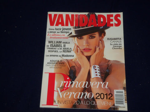 2011 NOVEMBER VANIDADES MAGAZINE - ELISABETTA CANALIS COVER - SP 9889