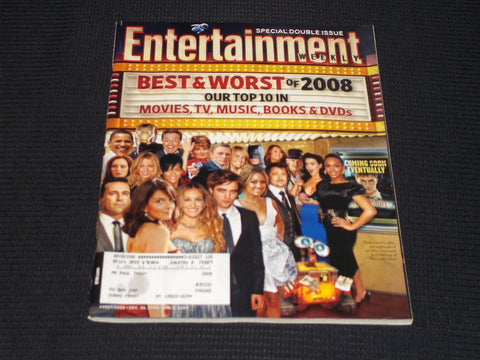 2009 JANUARY 2 ENTERTAINMENT WEEKLY MAGAZINE - BEST & WORST 2008 COVER - E 12356