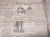 1853 AUGUST 1 UNITED STATES JOURNAL NEWSPAPER - VOLUME 4 NO. 9 - NP 3879C