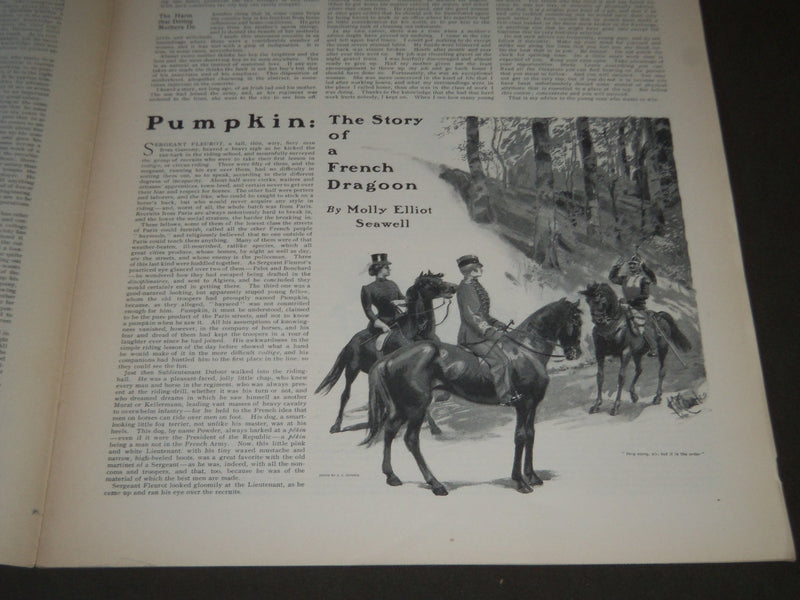 1901 MARCH 23 THE SATURDAY EVENING POST MAGAZINE - ILLUSTRATED COVER - SP 525