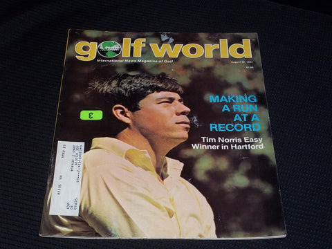1982 AUGUST 20 GOLF WORLD MAGAZINE - TIM NORRIS FRONT COVER - E 6924