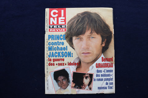 1984 NOVEMBER 8 CINE TELE REVUE MAGAZINE - BERNARD GIRAUDEAU COVER - E 11947
