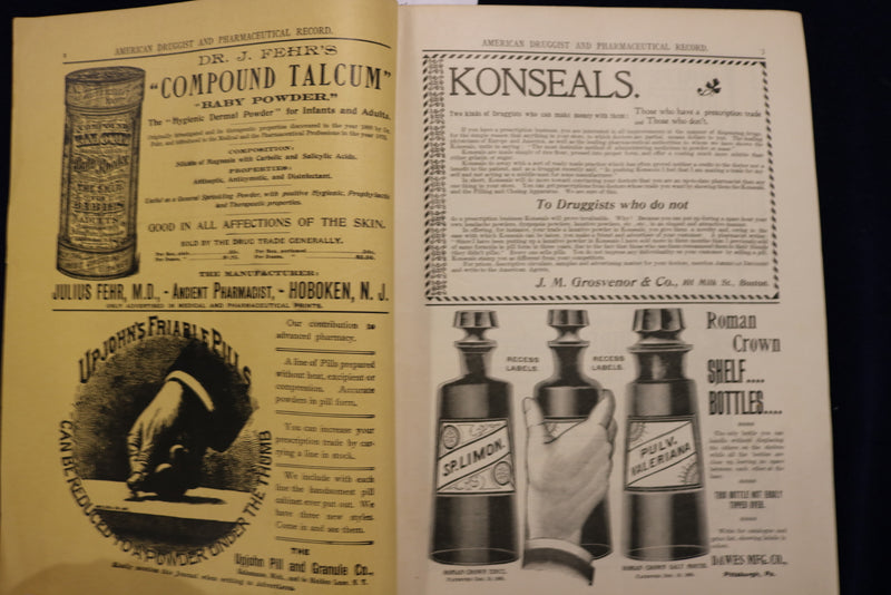 1896 SEPTMBER 10 AMERICAN DRUGGIST AND PHARMACEUTICAL RECORD - K 1658