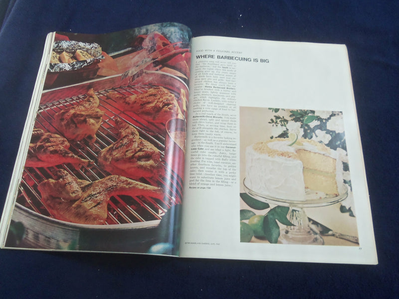 1968 JUNE BETTER HOMES AND GARDENS MAGAZINE - NICE COVER, PHOTOS & ADS- ST 4628R
