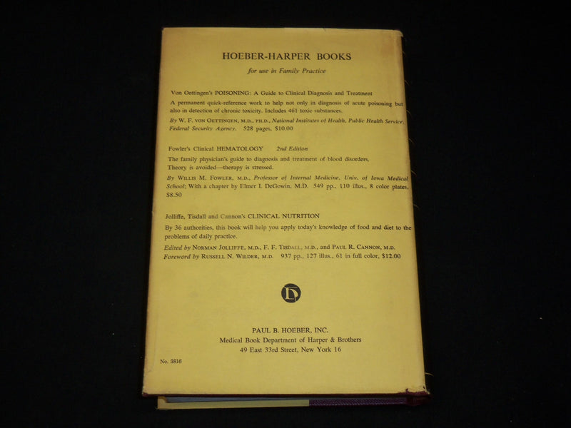 1952 PHYSICAL MEDICINE IN GENERAL PRACTICE BOOK EDITED BY LICHT - KD 6415