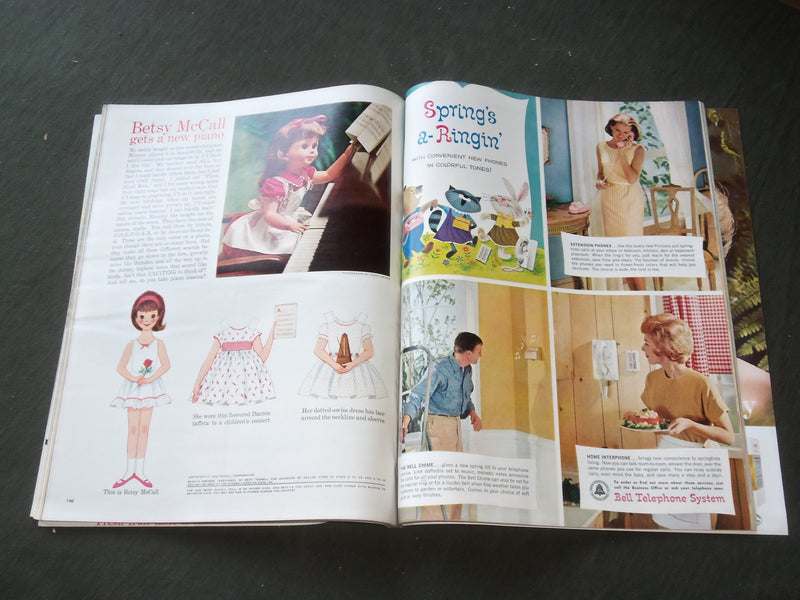 1962 APRIL MCCALL'S MAGAZINE - NICE COVER, STORIES & ADS - F 504