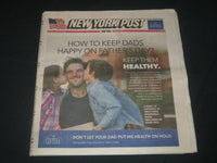 2020 JUNE 21 NEW YORK POST NEWSPAPER - HOW TO KEEP DADS HAPPY ON FATHER'S DAY