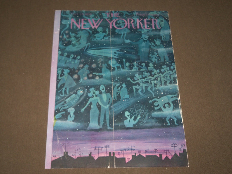 1953 OCTOBER 24 NEW YORKER MAGAZINE FRONT COVER ONLY - GREAT ART FOR FRAMING