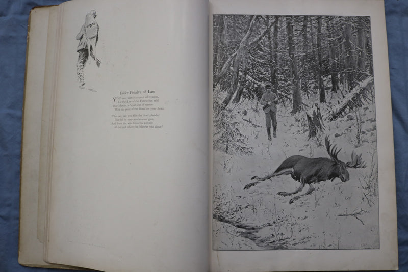 1904 A BOOK OF DRAWINGS BY A. B. FROST - HARDCOVER BOOK - KD 9582