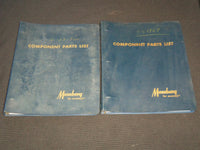 1969-1972 MOSSBERG COMPONENT PARTS LIST LOT OF 2 - SHOTGUNS - RIFLES - KD 805