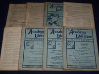 1904 THE ACADEMY WEEKLY REVIEW OF LITERATURE LOT OF 22 ISSUES - LONDON - O 2230