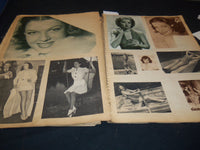 MOVIE STAR SCRAPBOOK - ROONEY - FLYNN - BENNETT - GREAT PHOTOS - 20A