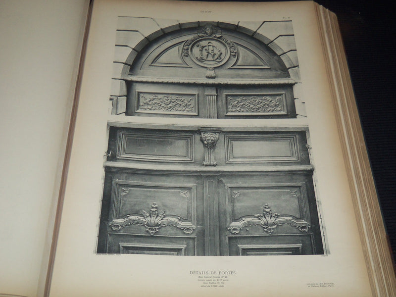 1909 ARCHITECTURE ET DÉCORATION XVIIE–XVIIIE SIÈCLES À DIJON DESHAIRS - Z 262