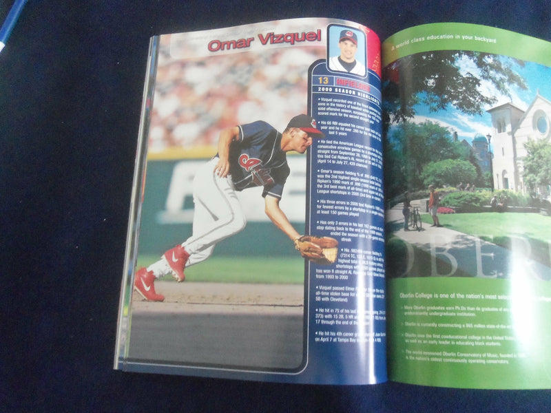 2001 CLEVELAND INDIANS YEARBOOK - ST 7110