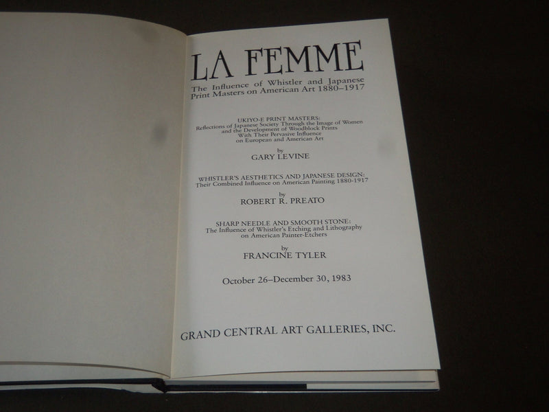 1983 LA FEMME BY LEVINE, PREATO, AND TYLER HARDCOVER BOOK - PRINTS - KD 3891
